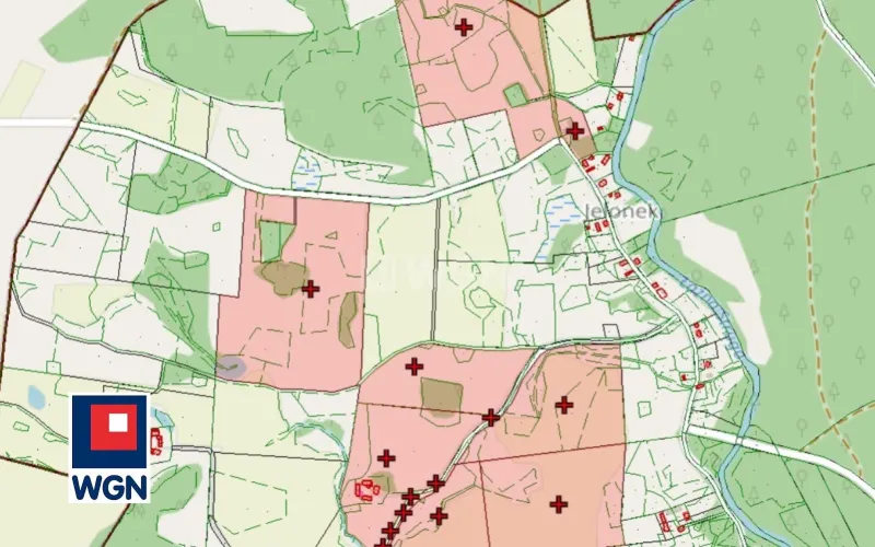 Grunt rolny na  sprzedaż Jelonek - MAZURSKIE GOSPODARSTWO 46,24 HA | SIEDLISKO | STAW | ŁAŹNA STRUGA | PUSZCZA BORECKA